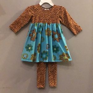 Girls 2pc dress outfit